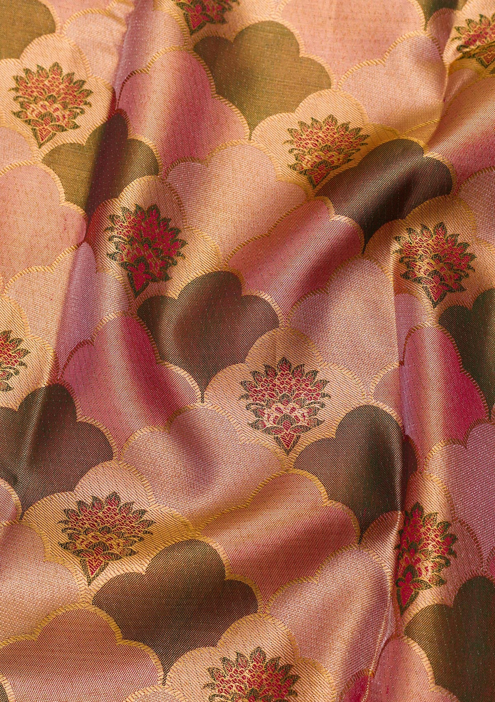 Multi Zariwork Tissue Saree-Koskii