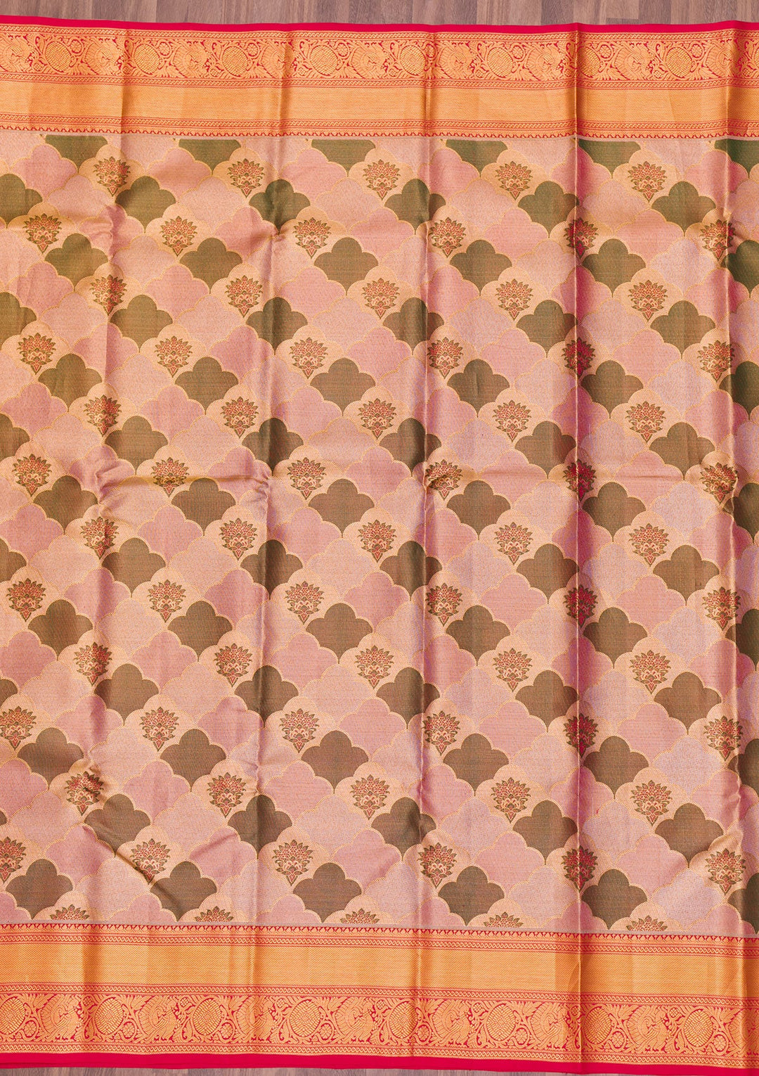 Multi Zariwork Tissue Saree-Koskii