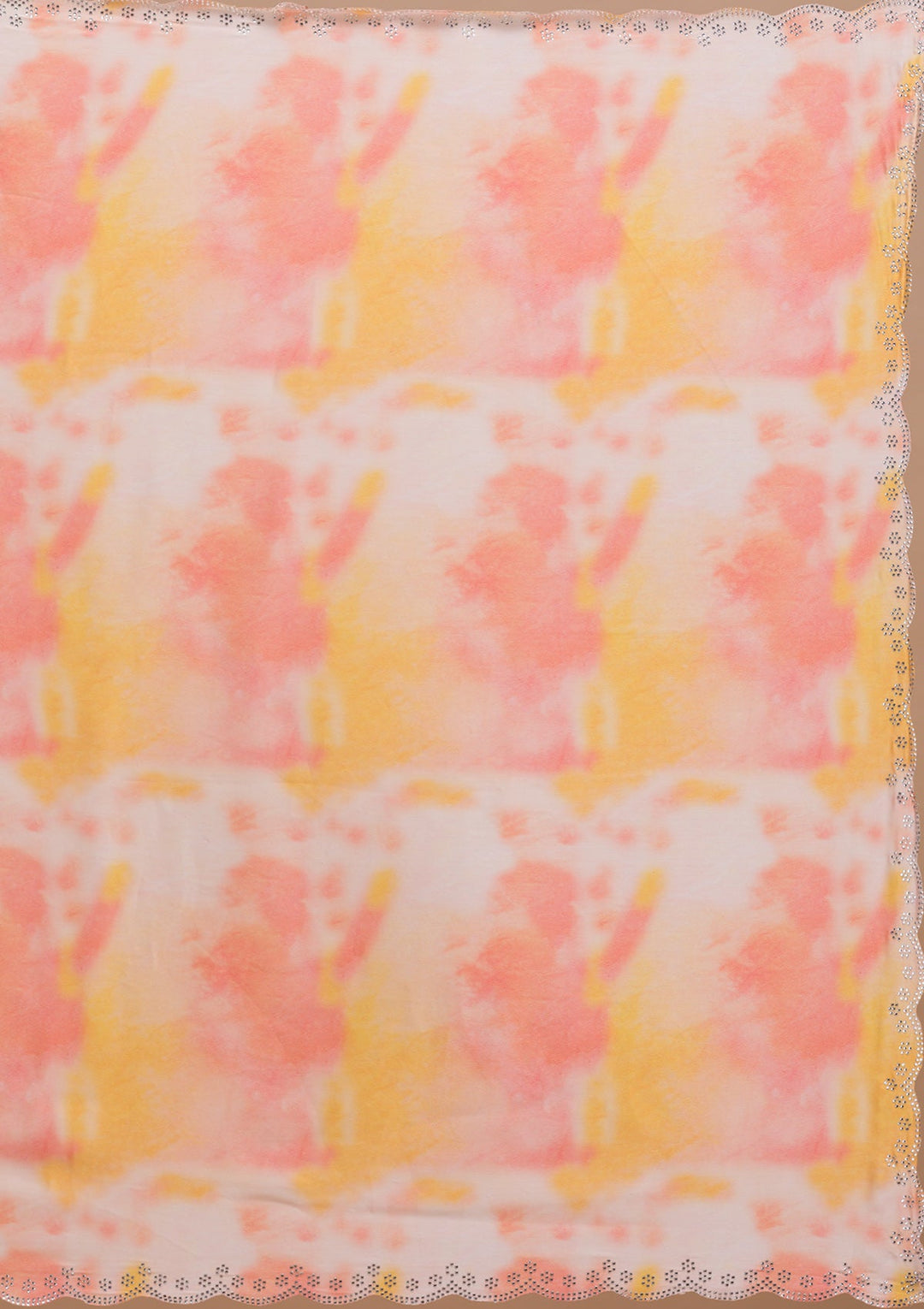 Mustard Stonework Georgette Saree-Koskii