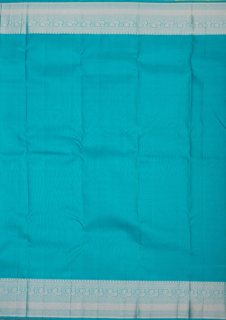 Mustard Zariwork Pure Silk Saree-Koskii