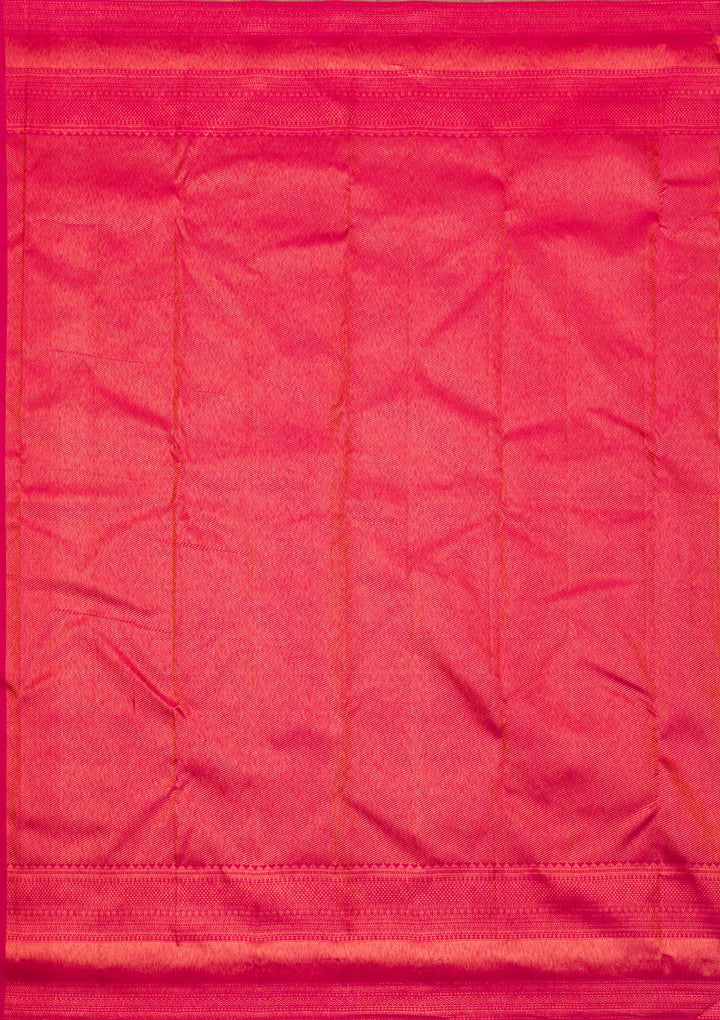 Mustard Zariwork Pure Silk Saree-Koskii