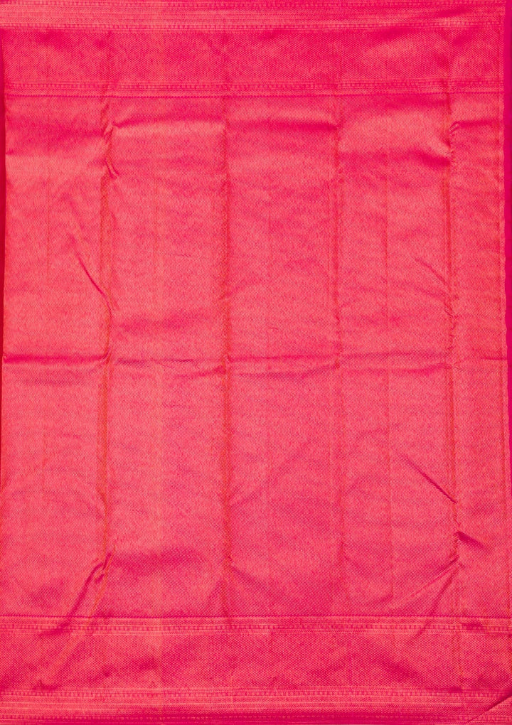 Mustard Zariwork Pure Silk Saree-Koskii