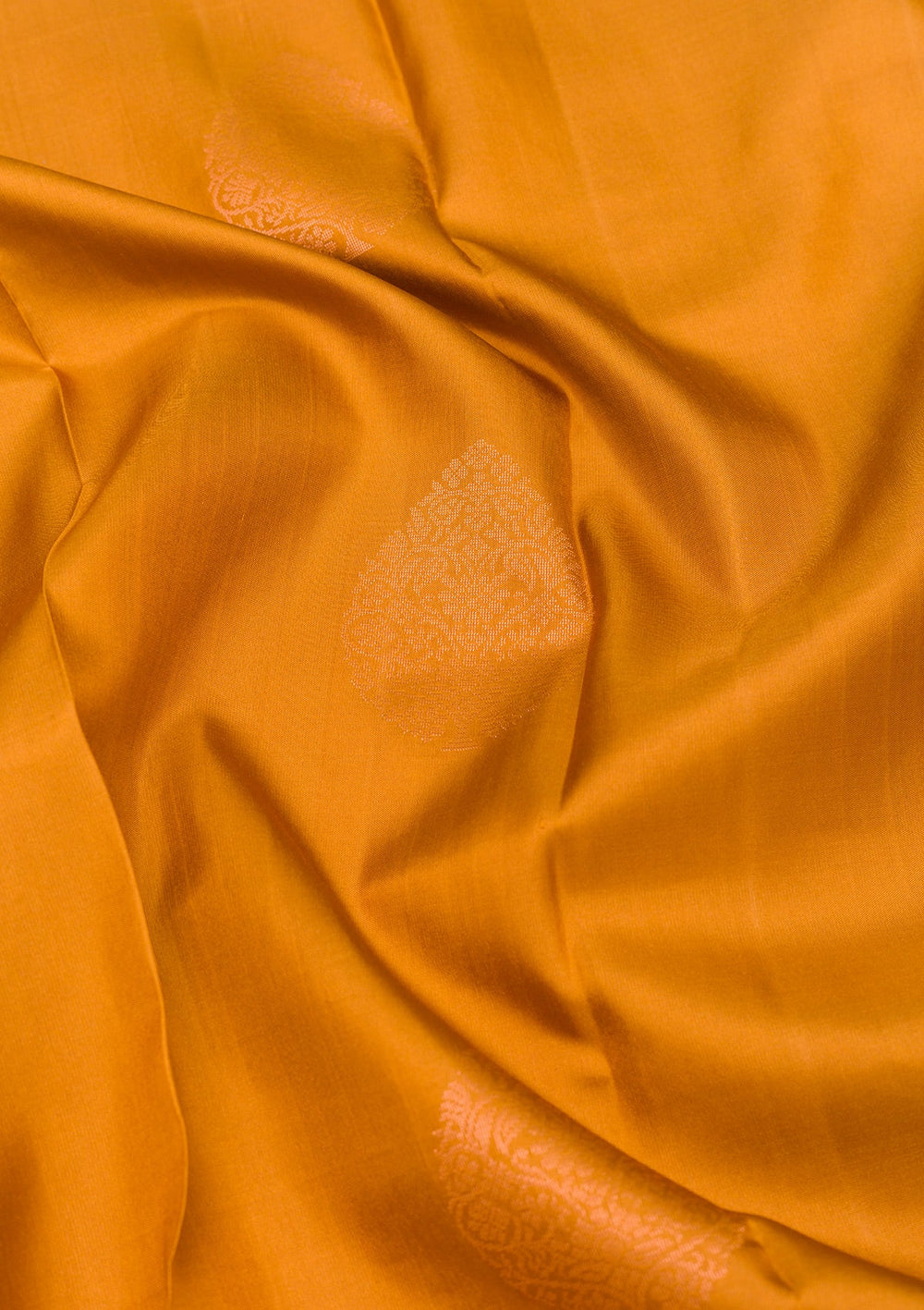 Mustard Zariwork Pure Silk Saree-Koskii