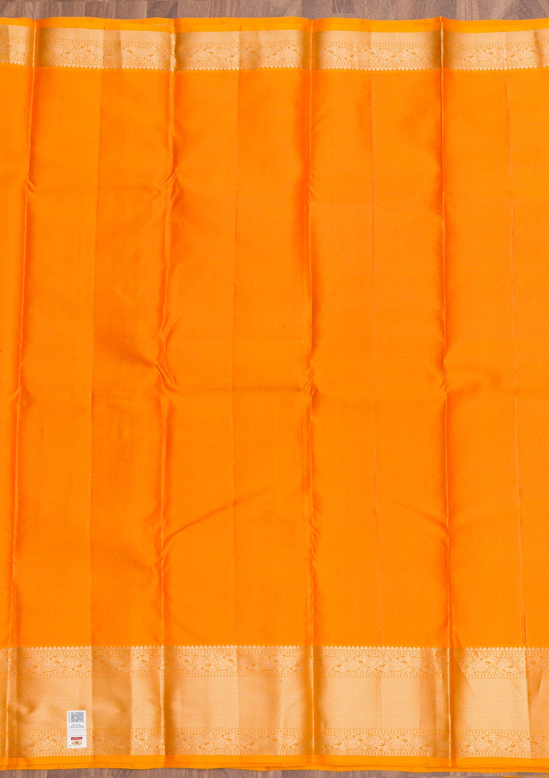 Mustard Zariwork Pure Silk Saree-Koskii