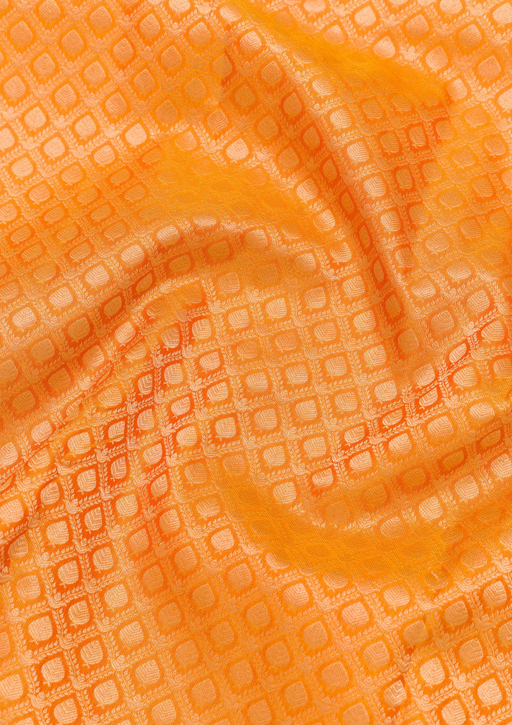 Mustard Zariwork Pure Silk Saree-Koskii