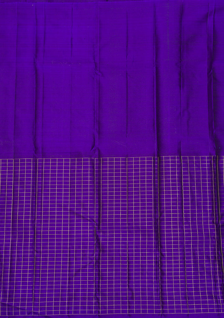 Mustard Zariwork Pure Silk Saree-Koskii