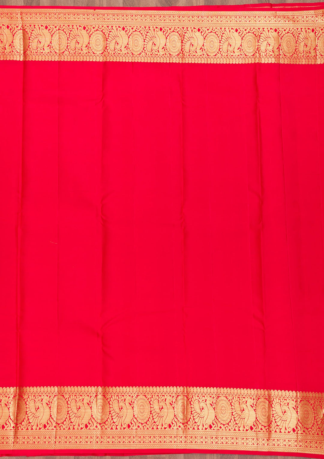 Mustard Zariwork Pure Silk Saree-Koskii
