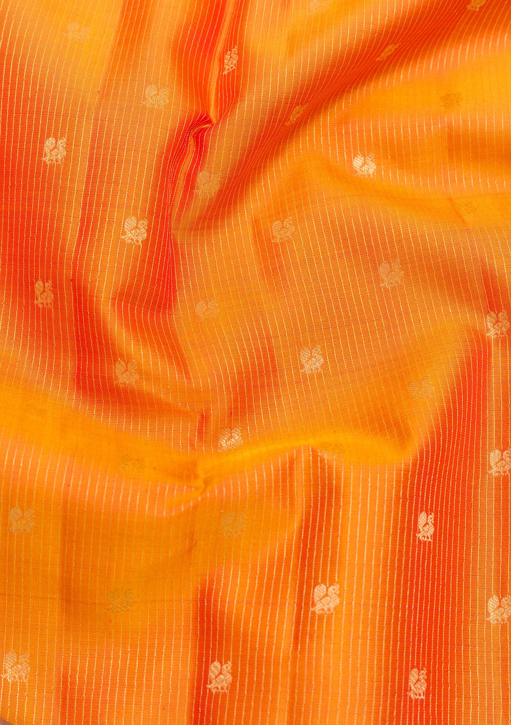 Mustard Zariwork Pure Silk Saree-Koskii