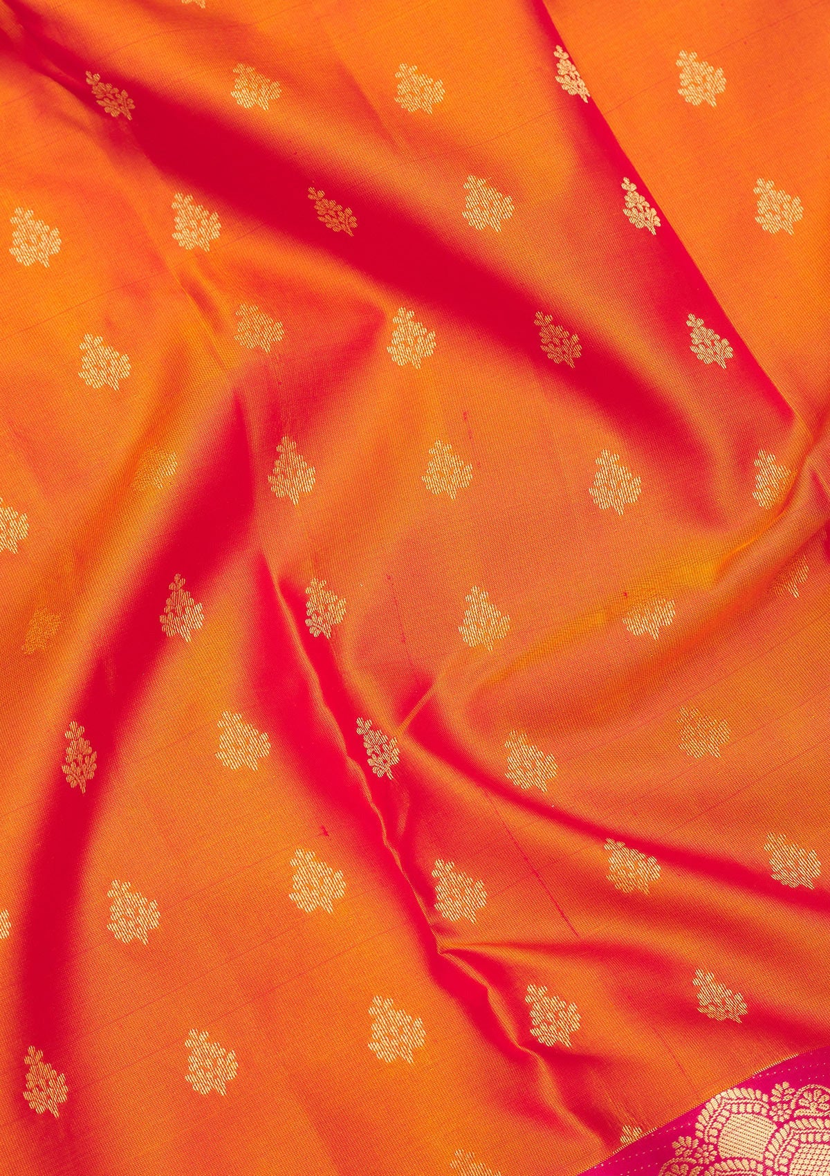 Mustard Zariwork Pure Silk Saree