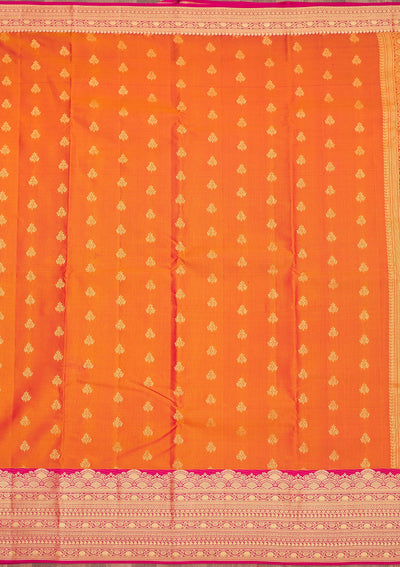 Mustard Zariwork Pure Silk Saree