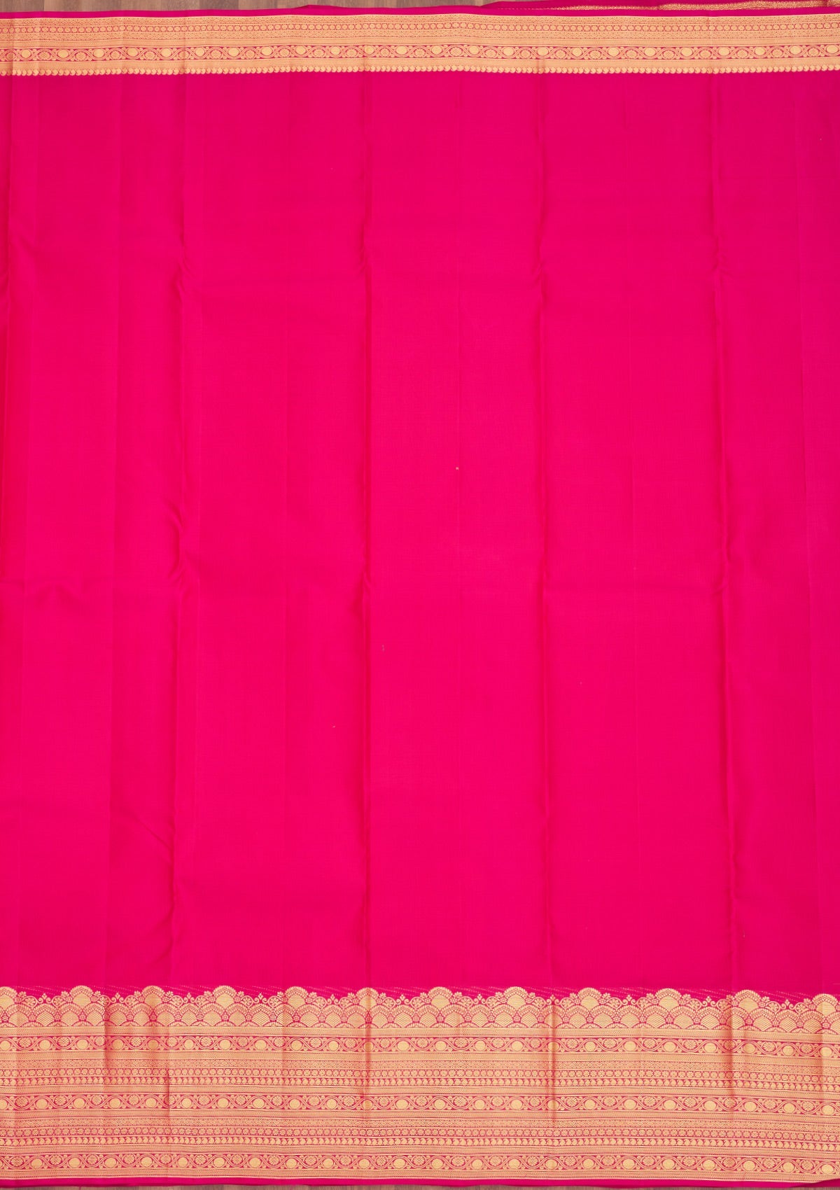 Mustard Zariwork Pure Silk Saree