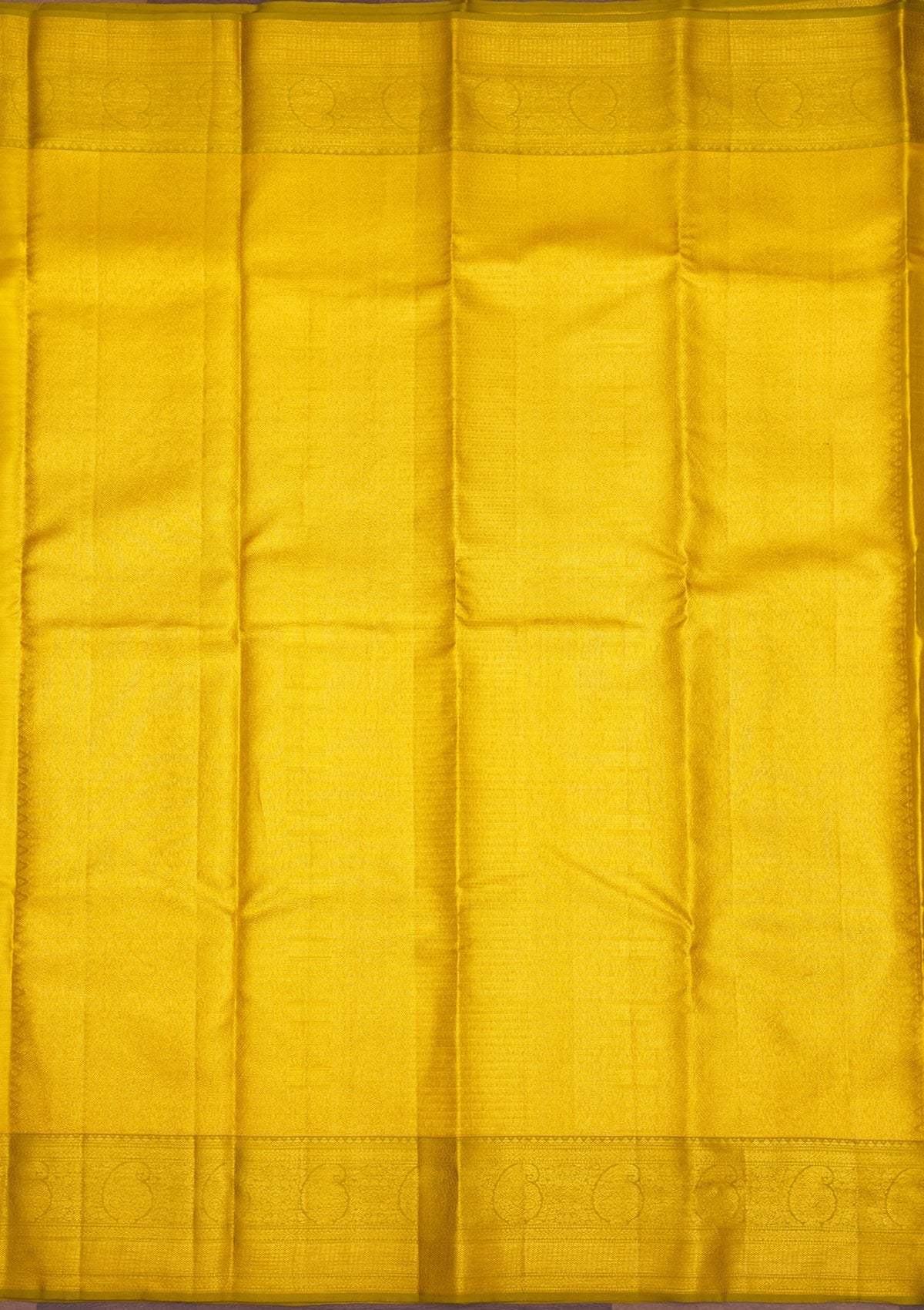 Mustard Zariwork Pure Silk Saree