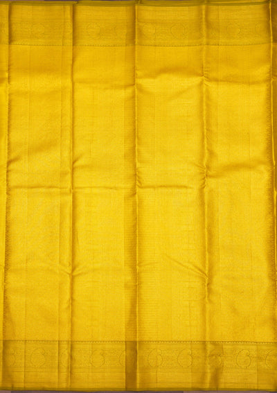 Mustard Zariwork Pure Silk Saree