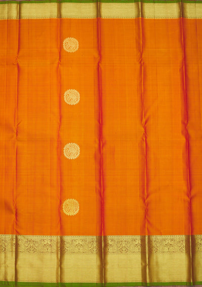 Mustard Zariwork Pure Silk Saree