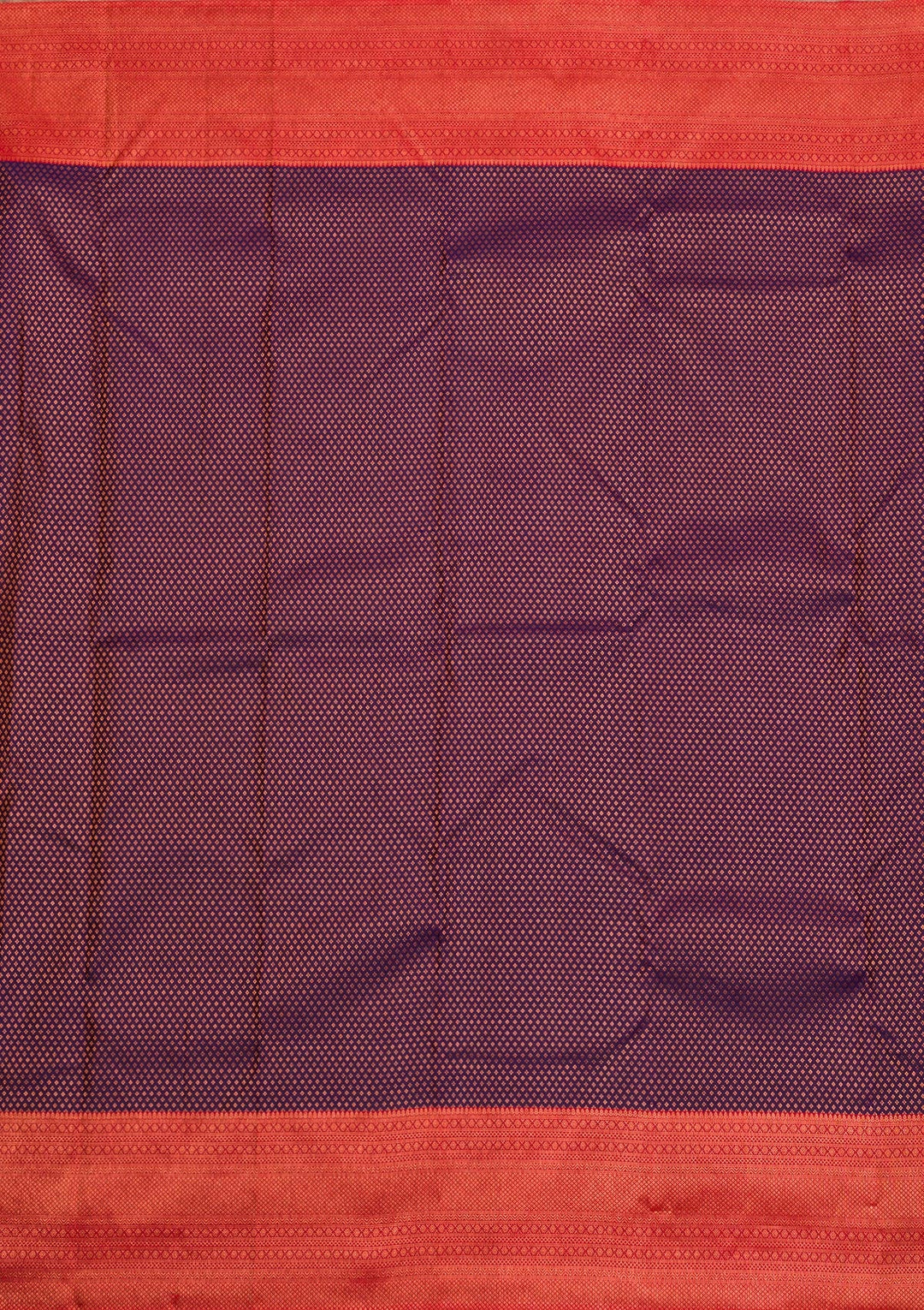 Navy Blue Zariwork Pure Silk Saree-Koskii