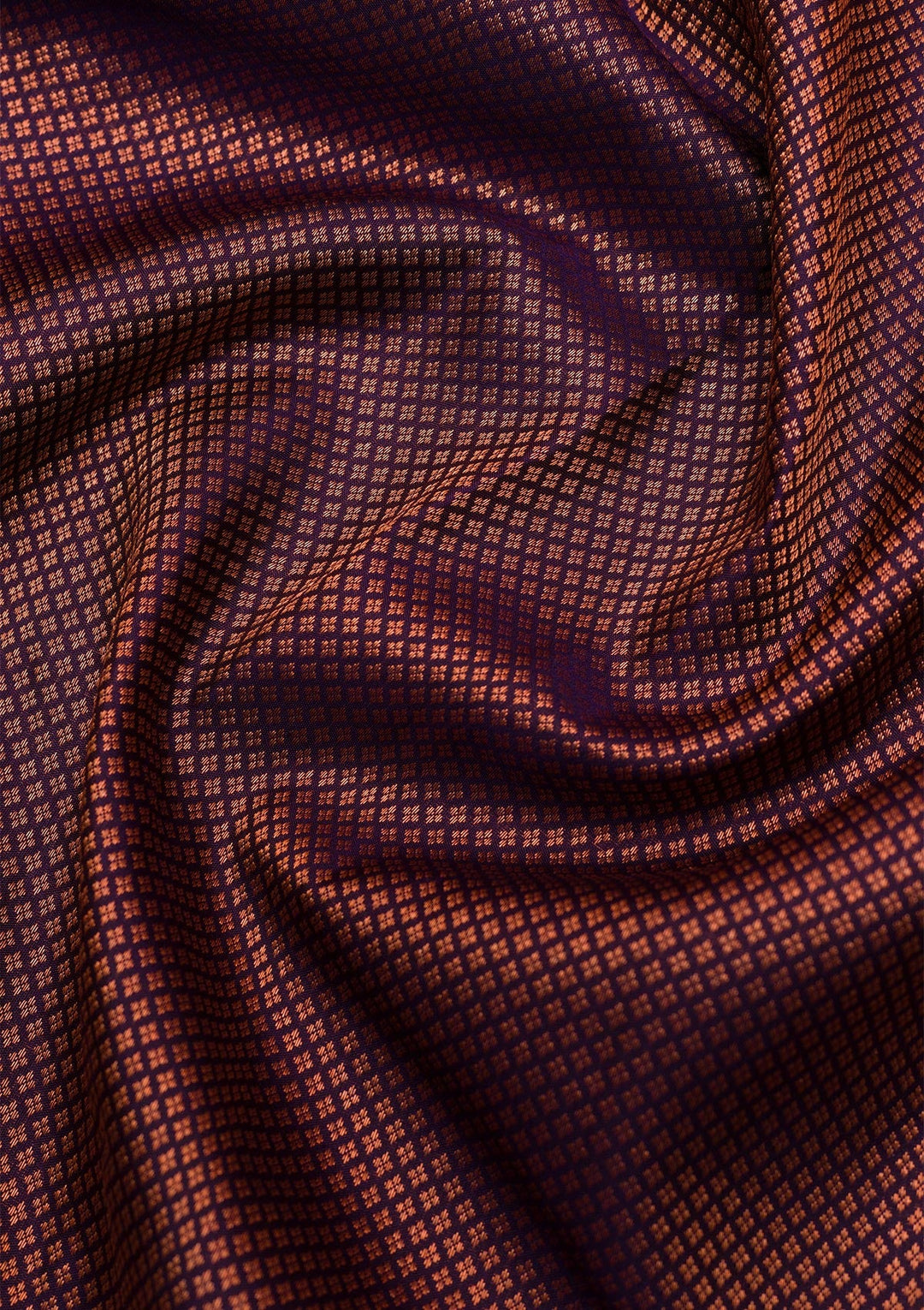 Navy Blue Zariwork Pure Silk Saree-Koskii