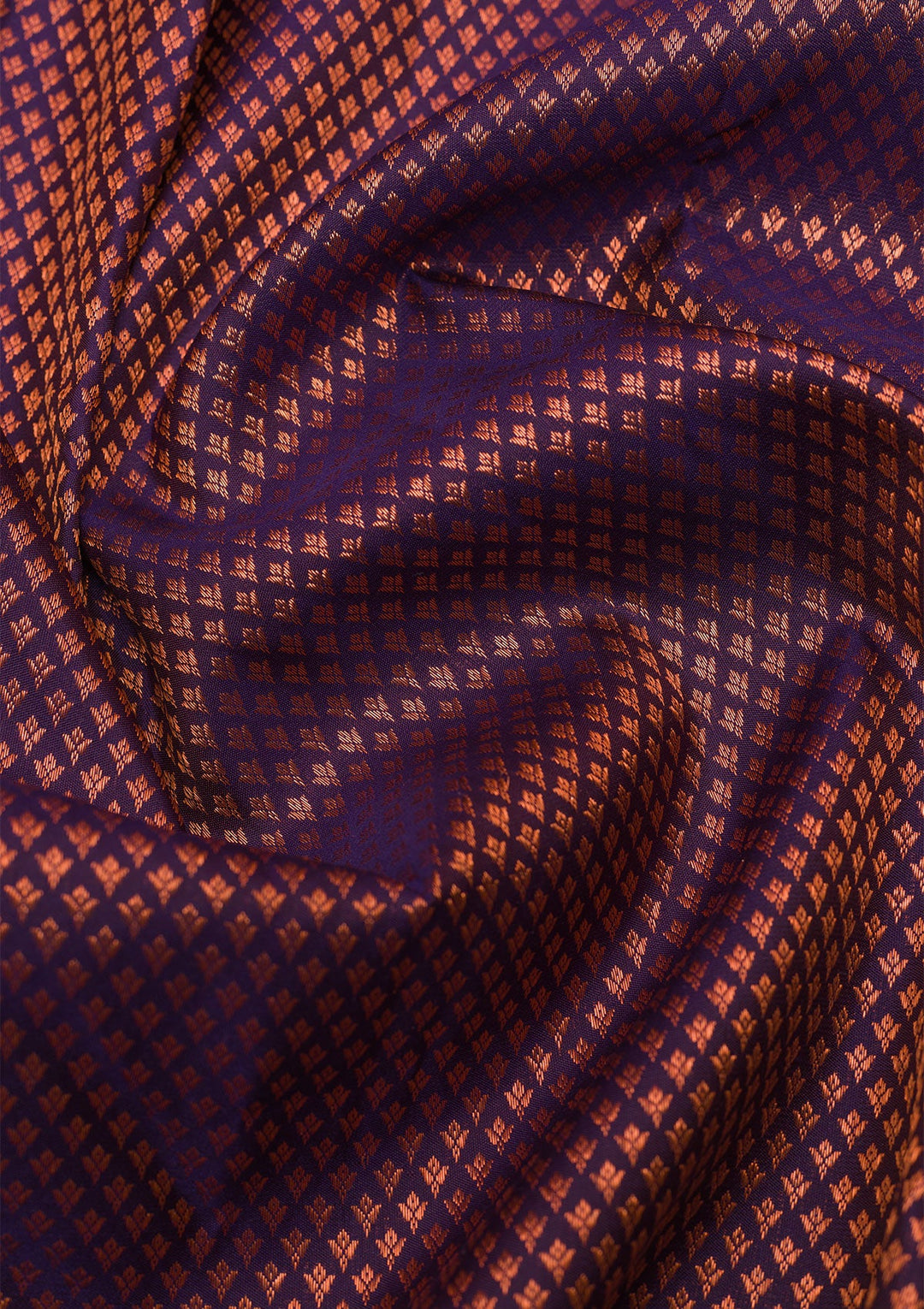 Navy Blue Zariwork Pure Silk Saree-Koskii