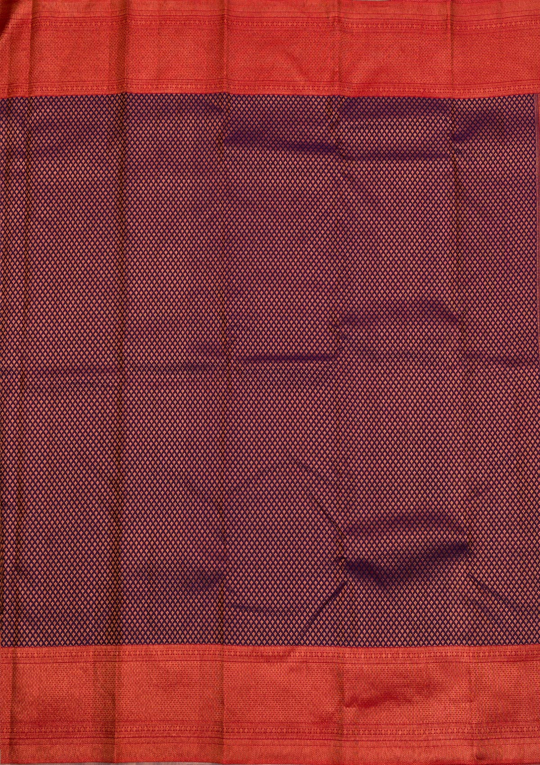 Navy Blue Zariwork Pure Silk Saree-Koskii