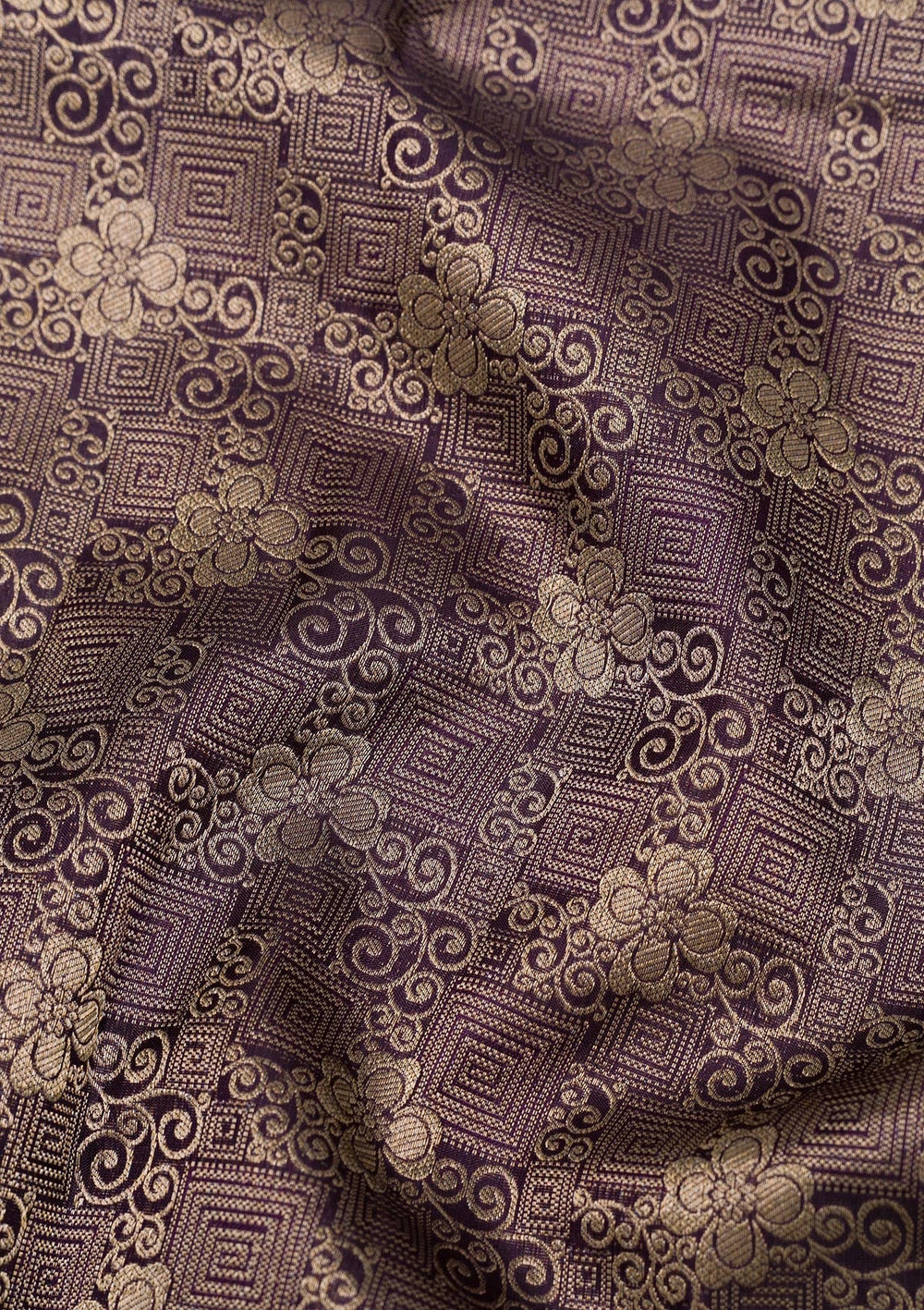 Navy Blue Zariwork Pure Silk Saree-Koskii