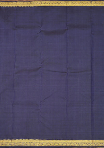 Navy Blue Zariwork Pure Silk Saree