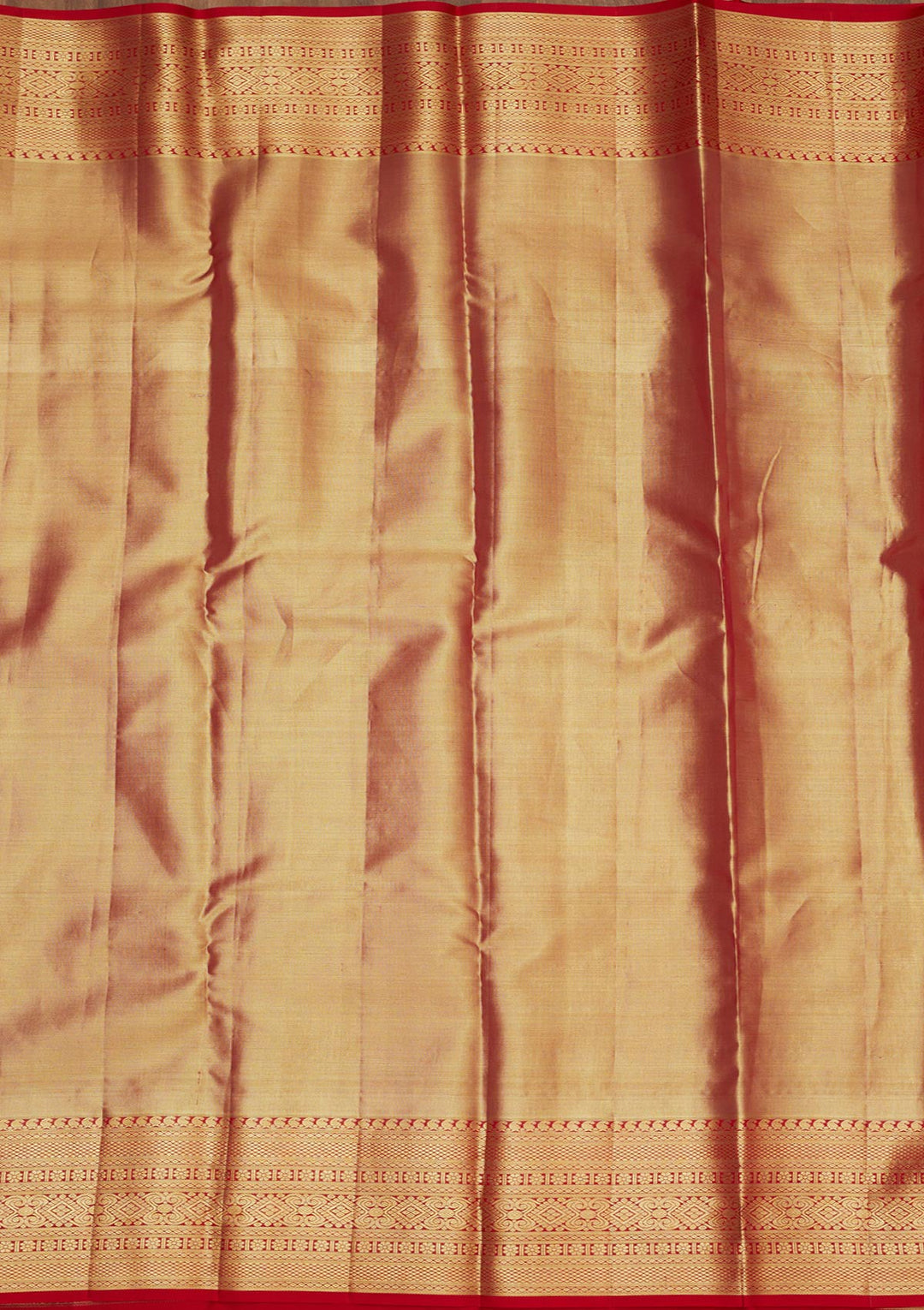 Off White Zariwork Pure Silk Saree-Koskii