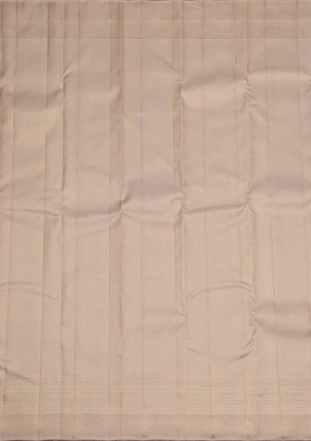 Off White Gold Zariwork Pure Silk Saree - Koskii
