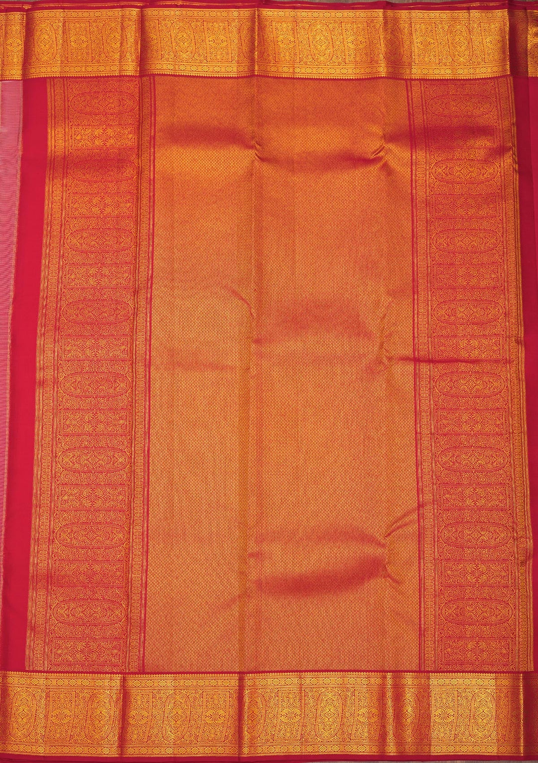 Off White Zariwork Pure Silk Saree-Koskii