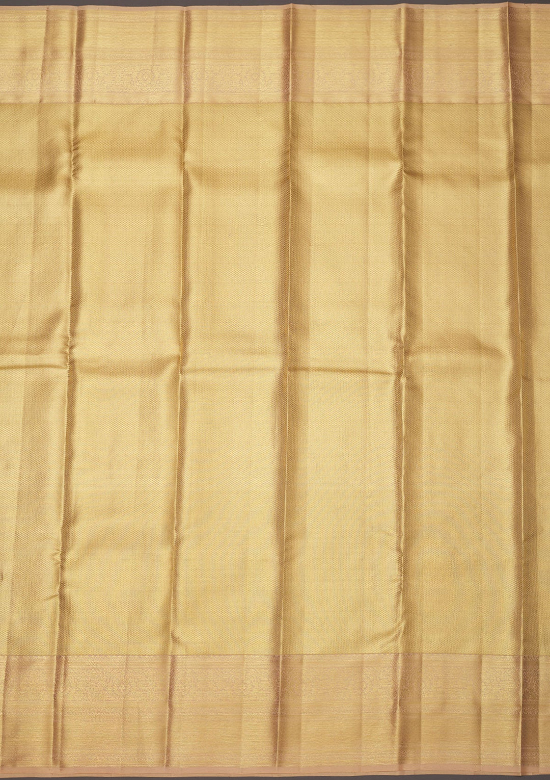 Off White Zariwork Pure Silk Saree-Koskii