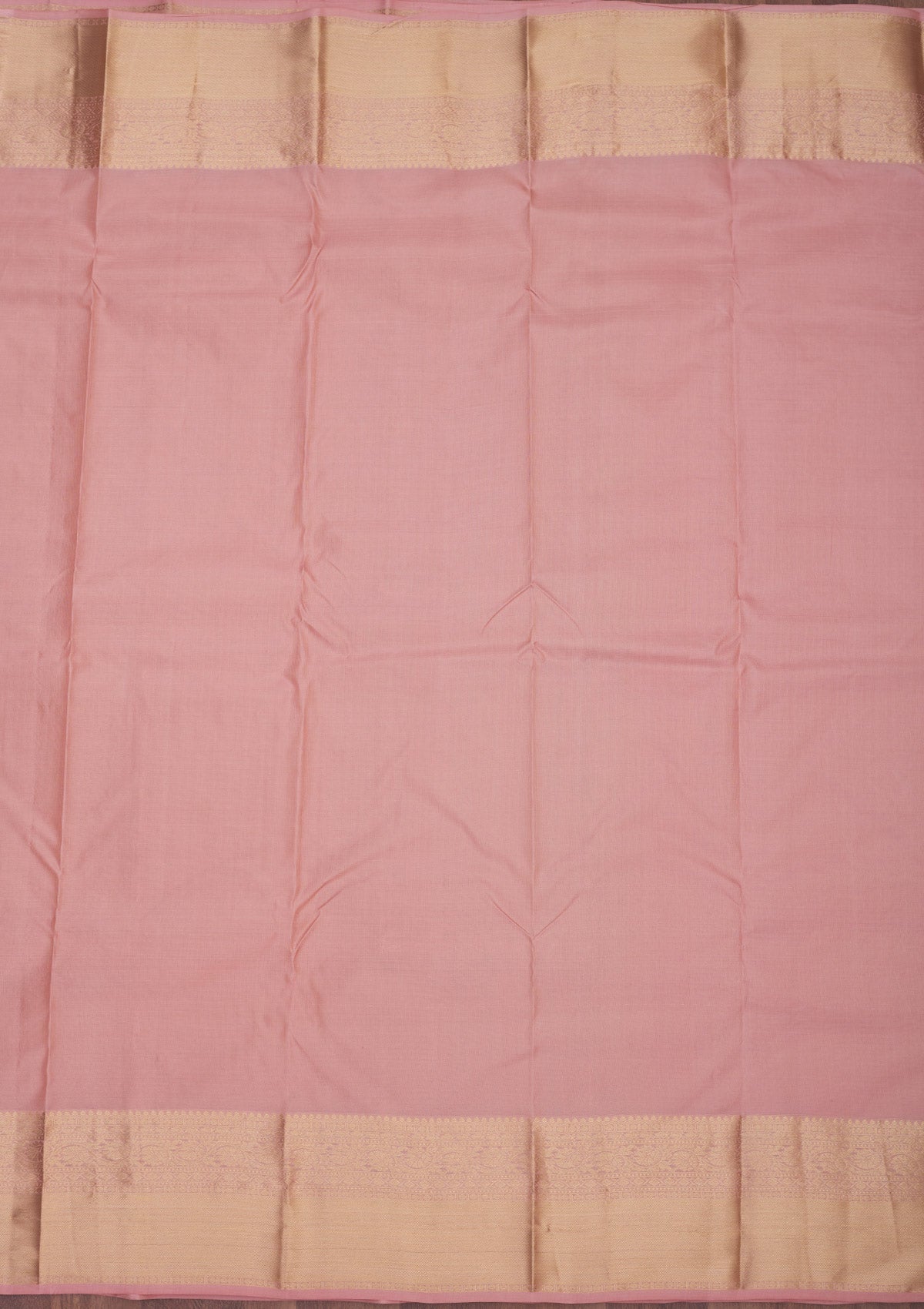 Onion Pink Zariwork Pure Silk Saree-Koskii