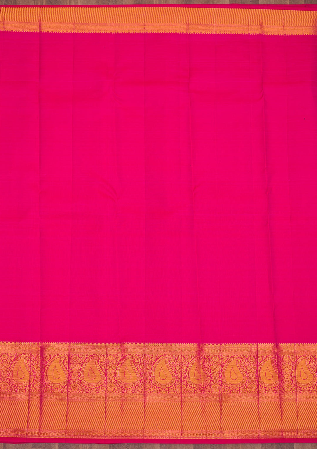Onion Pink Zariwork Pure Silk Saree-Koskii