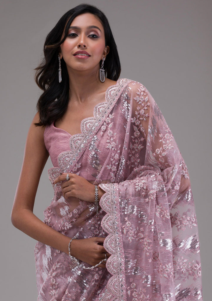 Lemon Yellow Zariwork Banarasi Silk Saree-Koskii