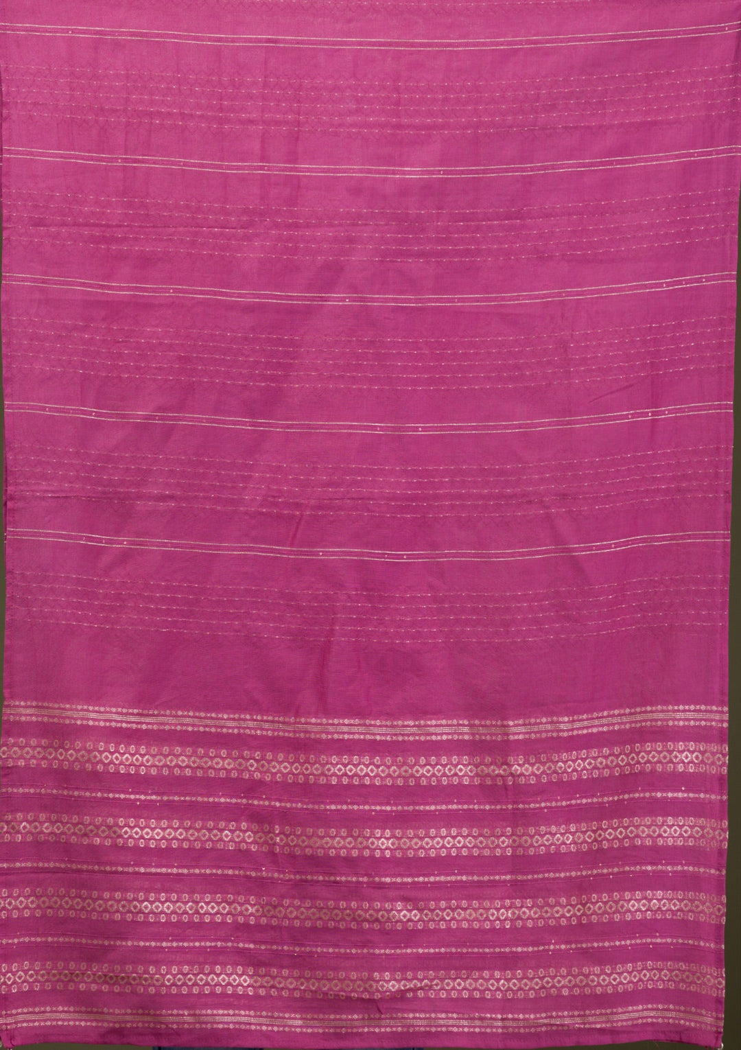 Onion Pink Zariwork Art Silk Readymade Salwar Suit-Koskii