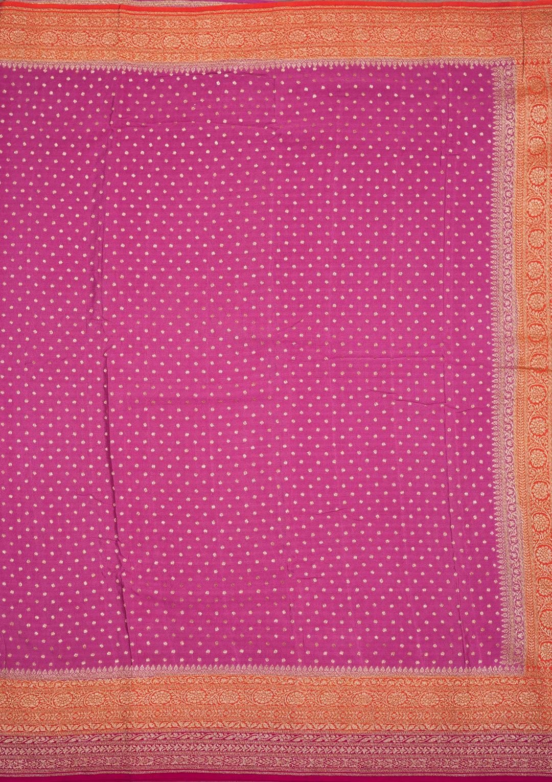 Onion Pink Zariwork Pure Silk Saree