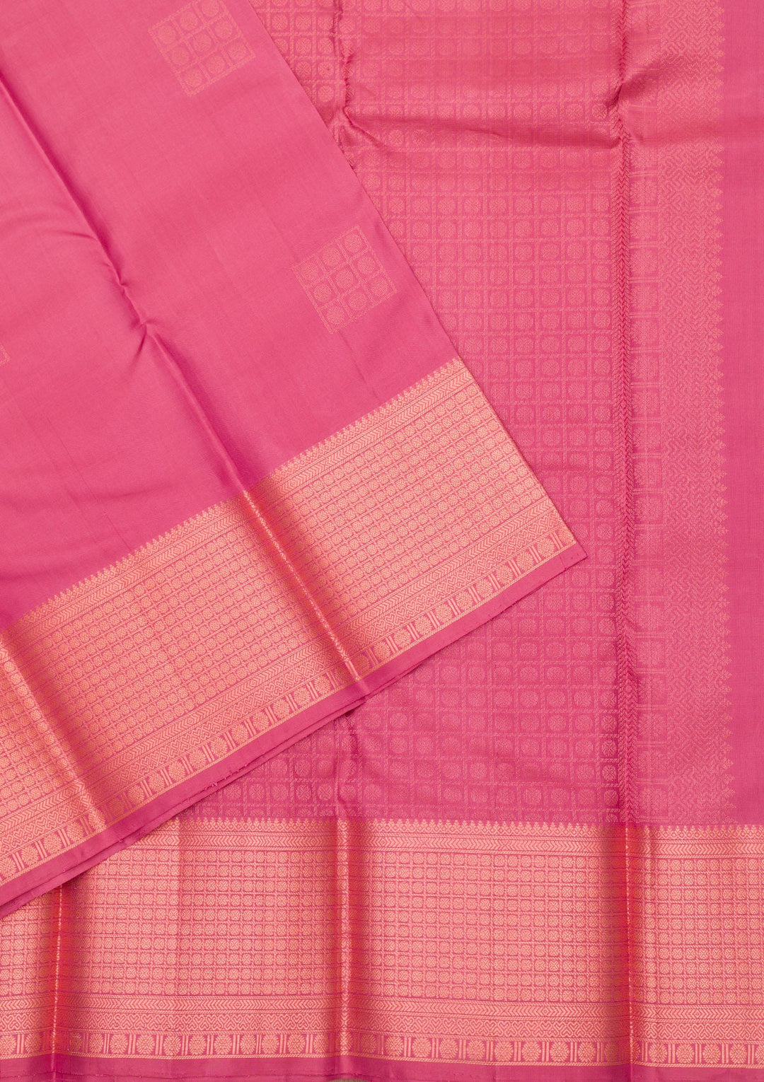 Onion Pink Zariwork Pure Silk Saree-Koskii