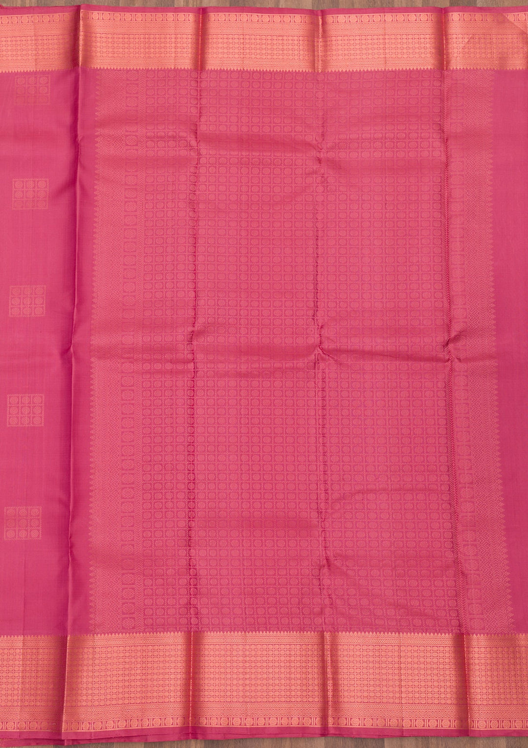 Onion Pink Zariwork Pure Silk Saree-Koskii