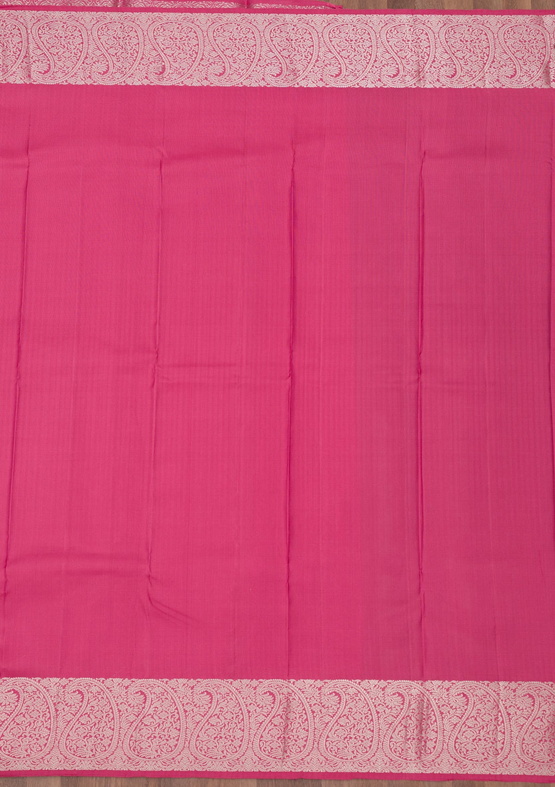Onion Pink Zariwork Pure Silk Saree-Koskii