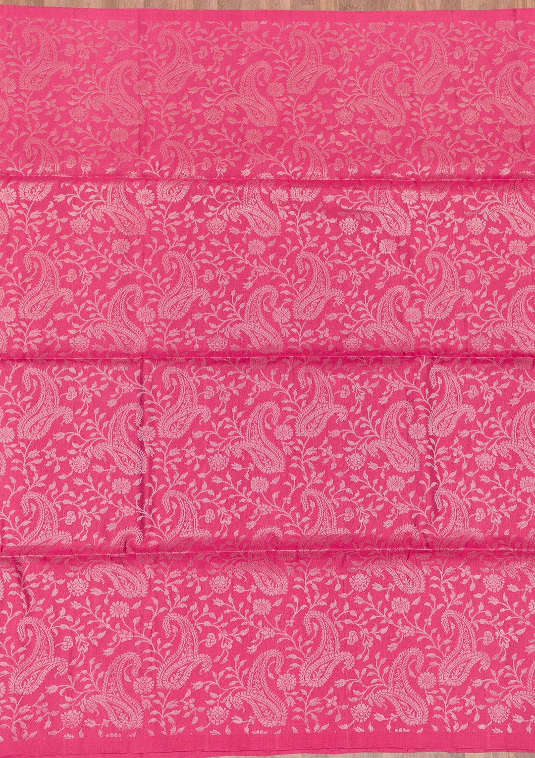 Onion Pink Zariwork Pure Silk Saree-Koskii