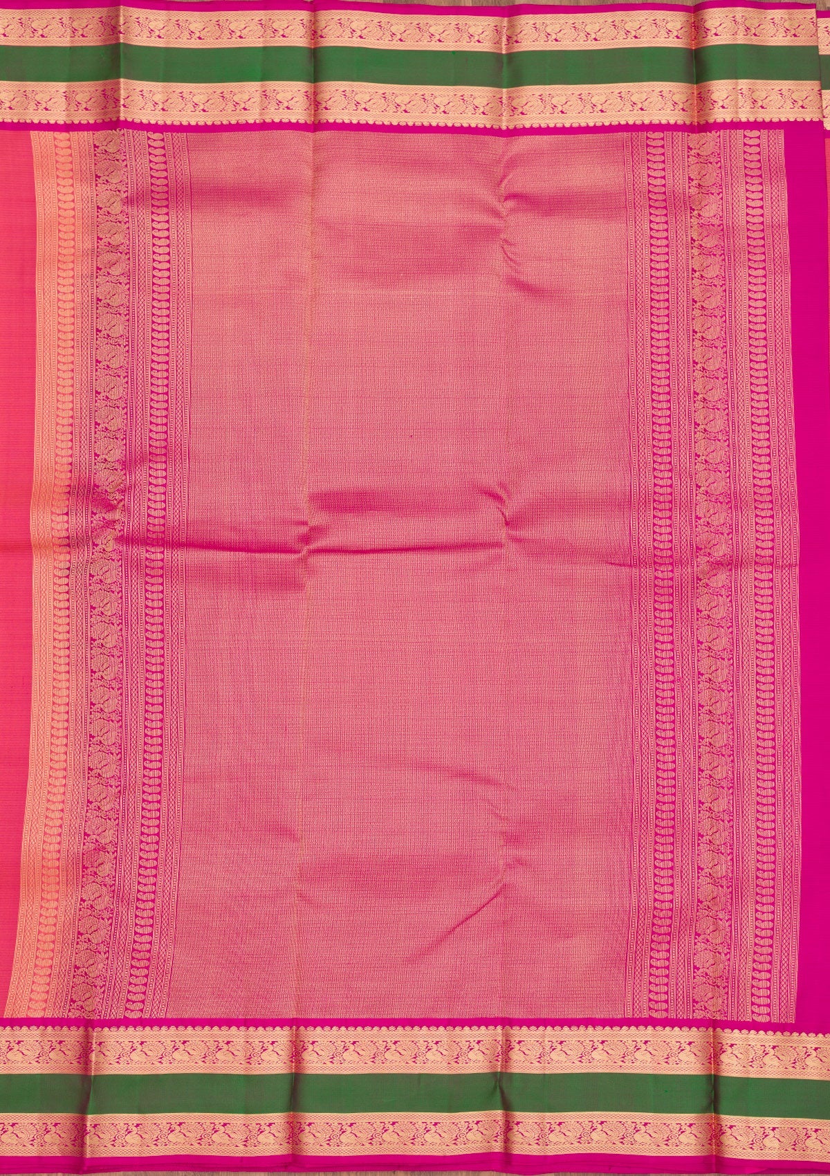 Onion Pink Zariwork Pure Silk Saree-Koskii