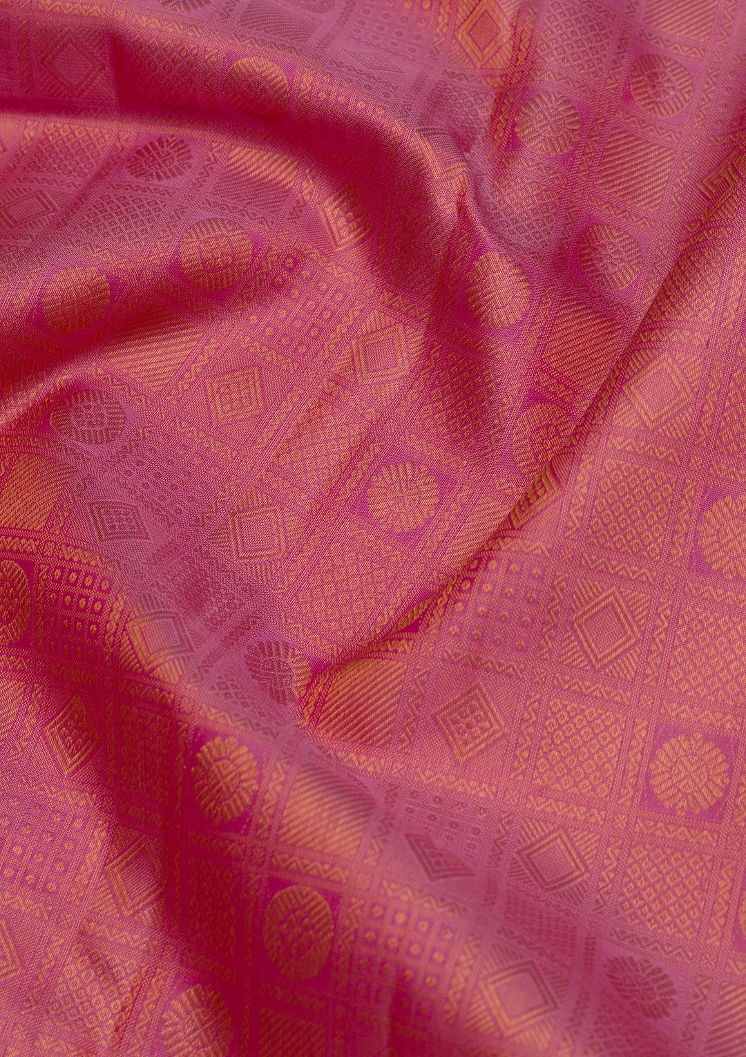 Onion Pink Zariwork Pure Silk Saree-Koskii
