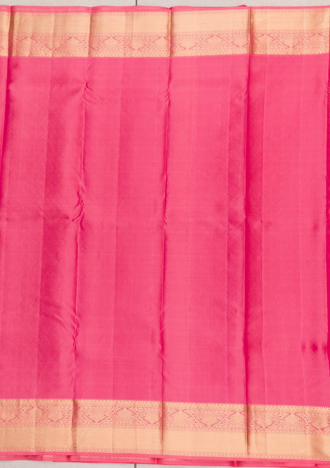 Onion Pink Zariwork Pure Silk Saree-Koskii