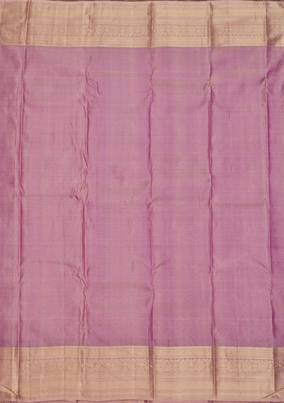 Onion Pink Zariwork Pure Silk Saree