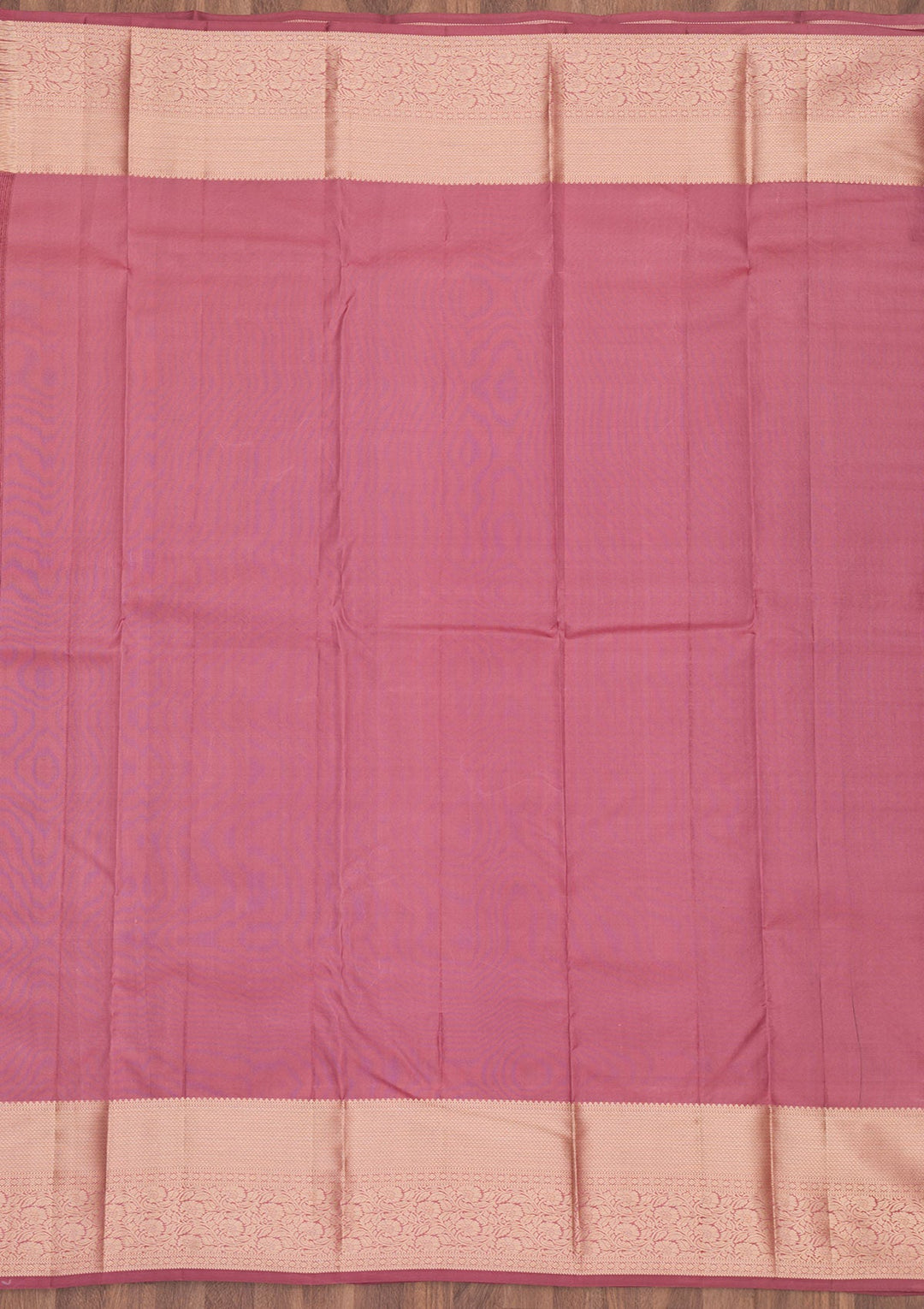 Onion Pink Zariwork Pure Silk Saree-Koskii