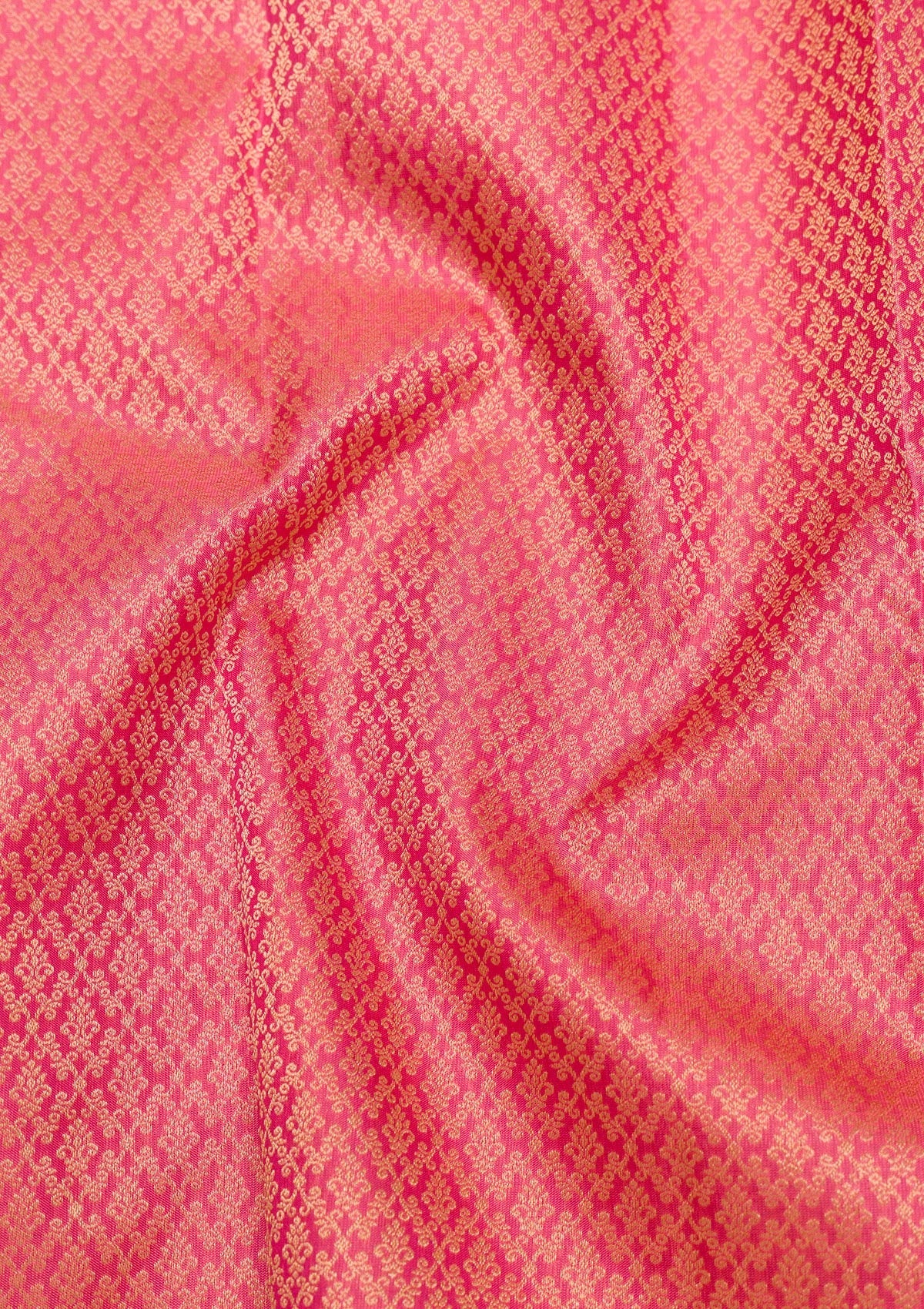 Onion Pink Zariwork Pure Silk Saree-Koskii