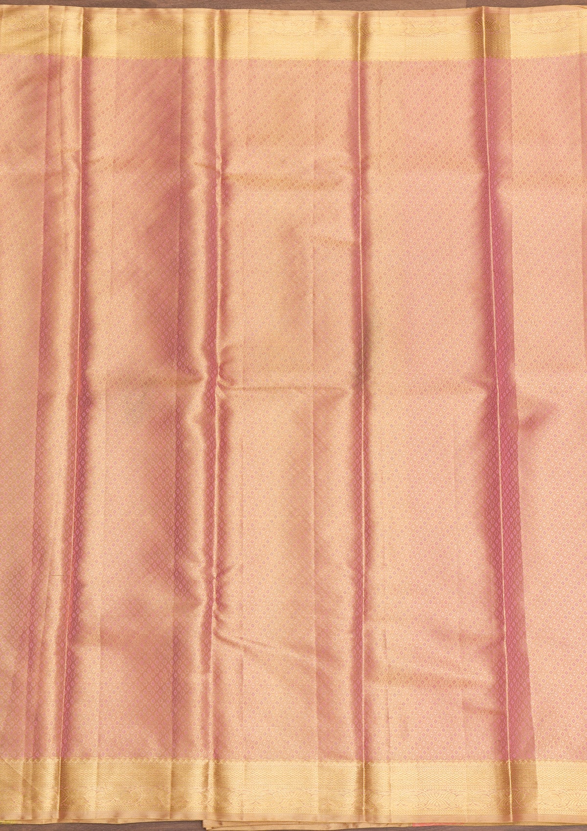 Onion Pink Zariwork Pure Silk Saree-Koskii