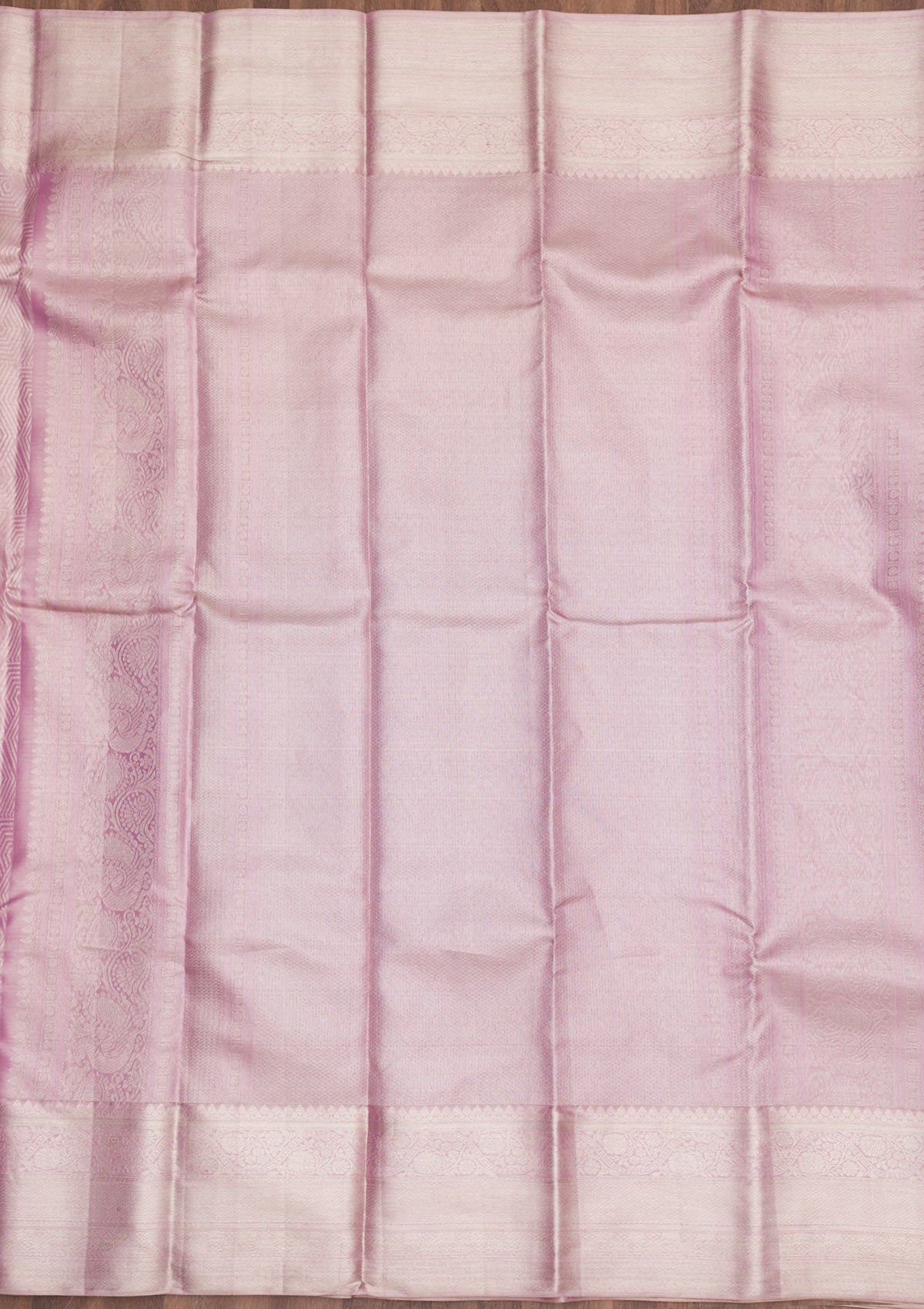 Onion Pink Zariwork Pure Silk Saree-Koskii