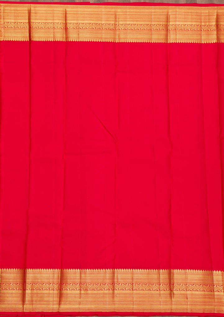 Onion Pink Zariwork Pure Silk Saree-Koskii