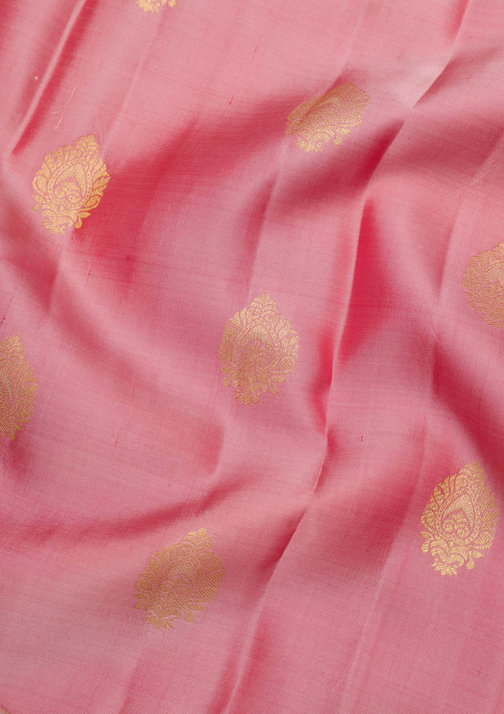 Onion Pink Zariwork Pure Silk Saree-Koskii
