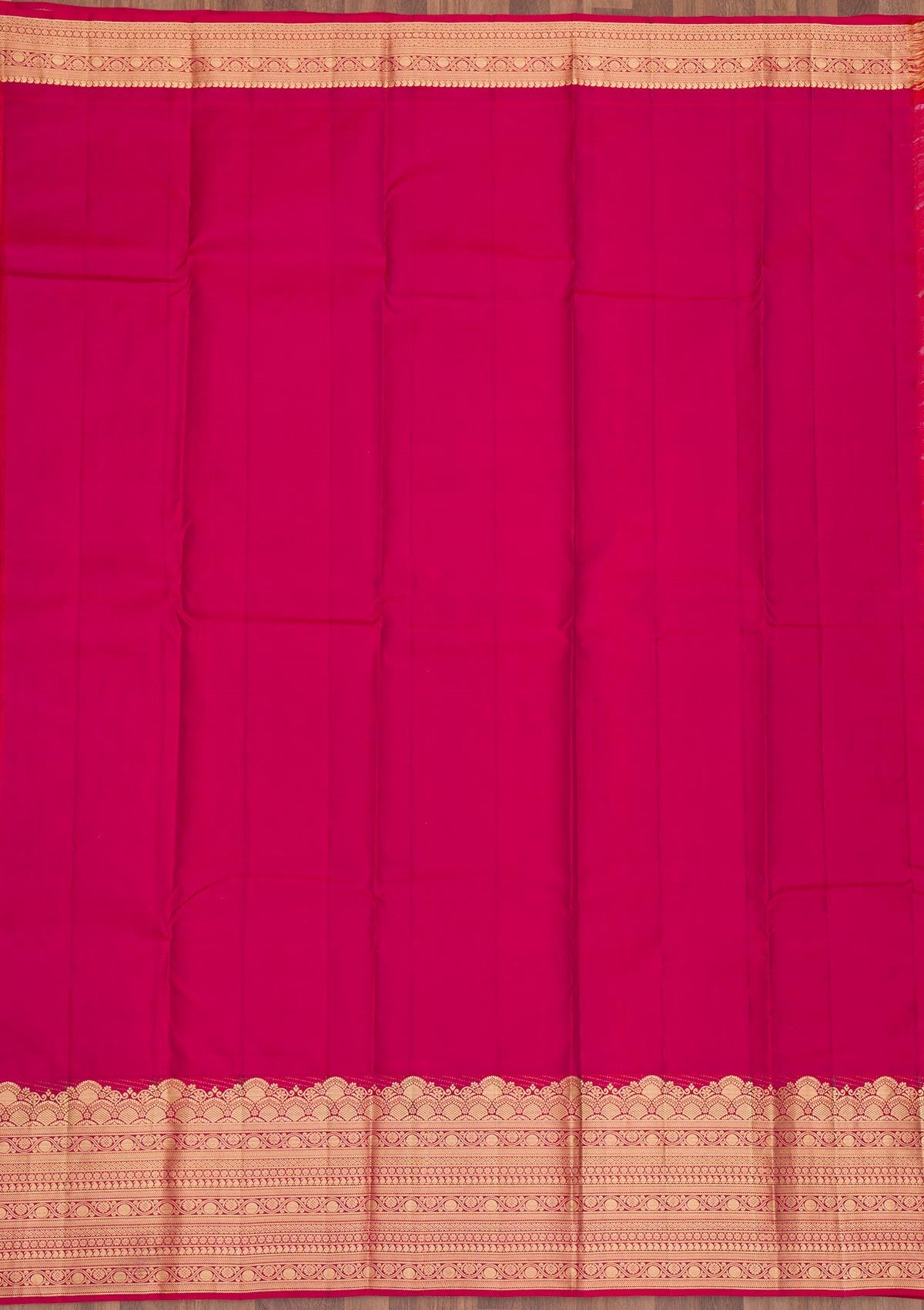 Onion Pink Zariwork Pure Silk Saree-Koskii