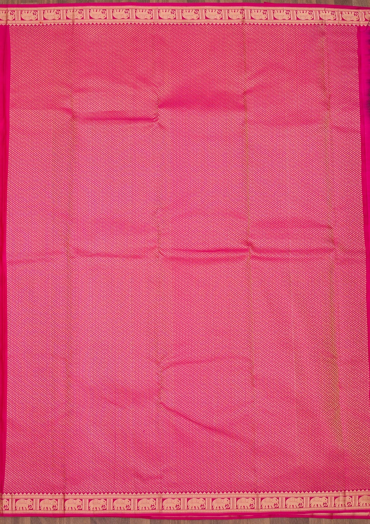 Onion Pink Zariwork Pure Silk Saree-Koskii