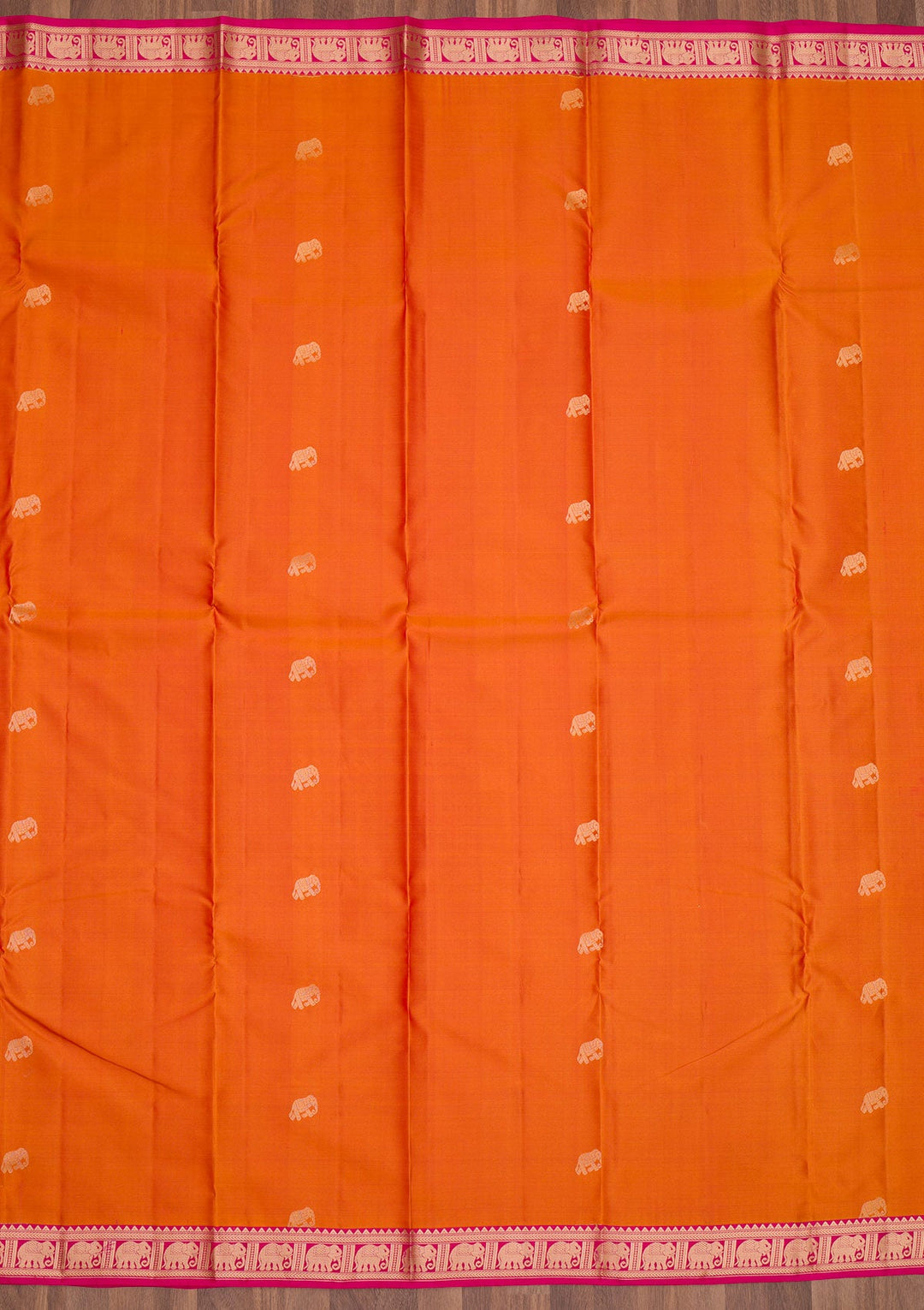 Onion Pink Zariwork Pure Silk Saree-Koskii